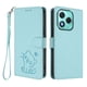 thumbnail image 1 of Funda Billetera con Relieve de Gato para Honor 400 Lite, Verde Claro, 1 of 6