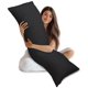 thumbnail image 1 of Body Pillow Utopia Bedding - Almohada de cuerpo completo para adultos, color negro, 1 of 7