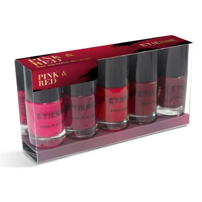 Esmaltes Pink & Red Set 1 Un Etienne Makeup