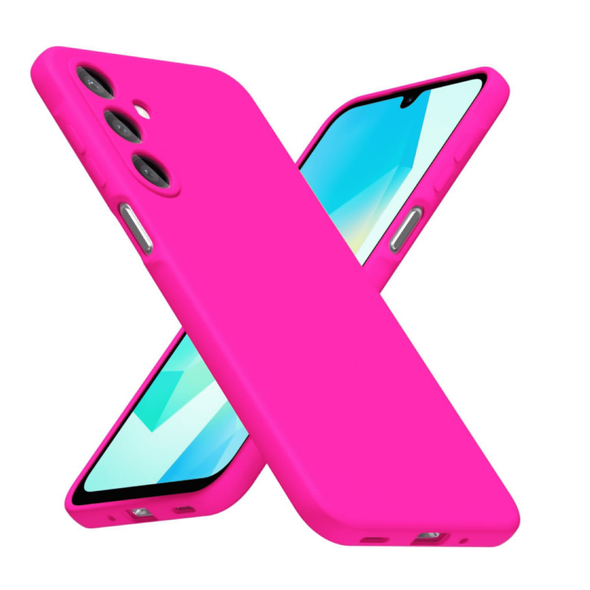 Mar Cases - Carcasa Funda Para Samsung A17 5g Silicona Fucsia