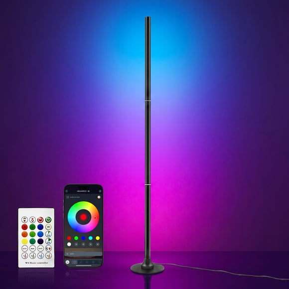 Lámpara de Pie de Esquina Sylvwin RGB Inteligente