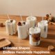 thumbnail image 5 of Juego de moldes de silicona para velas Anlan-angel, cilindro/hexágono/estrella/corazón/flor/cabeza d, 5 of 6