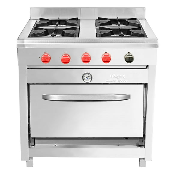 Cocina 4 Platos Inoxidable N°4_Glp