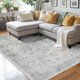 thumbnail image 2 of Alfombra Rugxara 122x152 cm Gris Boho Lavable, 2 of 9
