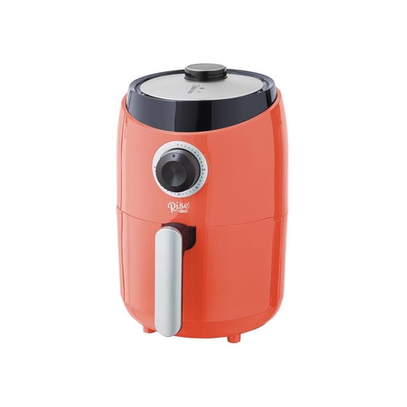 Freidora RISE BY DASH, color naranja, 1,9 L, 2 cuartos de galón, compacta