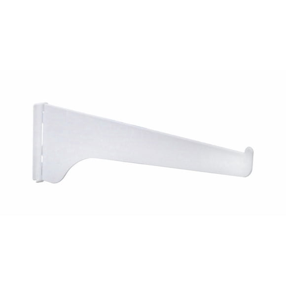 Soporte Knape & Vogt de uso regular de 16 Ga. Acero blanco, 6 cm