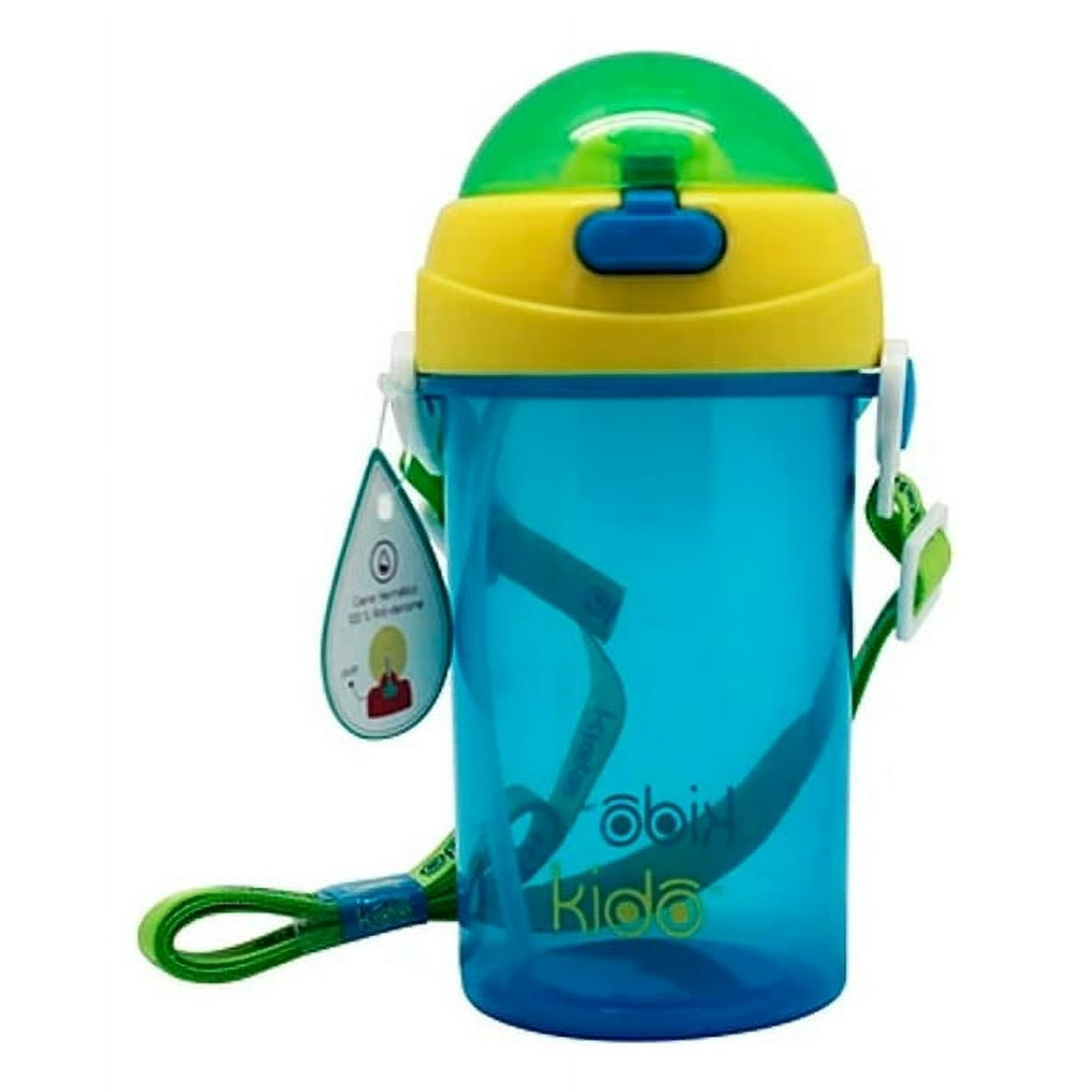 Disparo - Botella Para Agua Jugo Con Boton Kepp Kido Azul