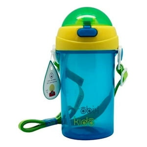 Disparo - Botella Para Agua Jugo Con Boton Kepp Kido Azul
