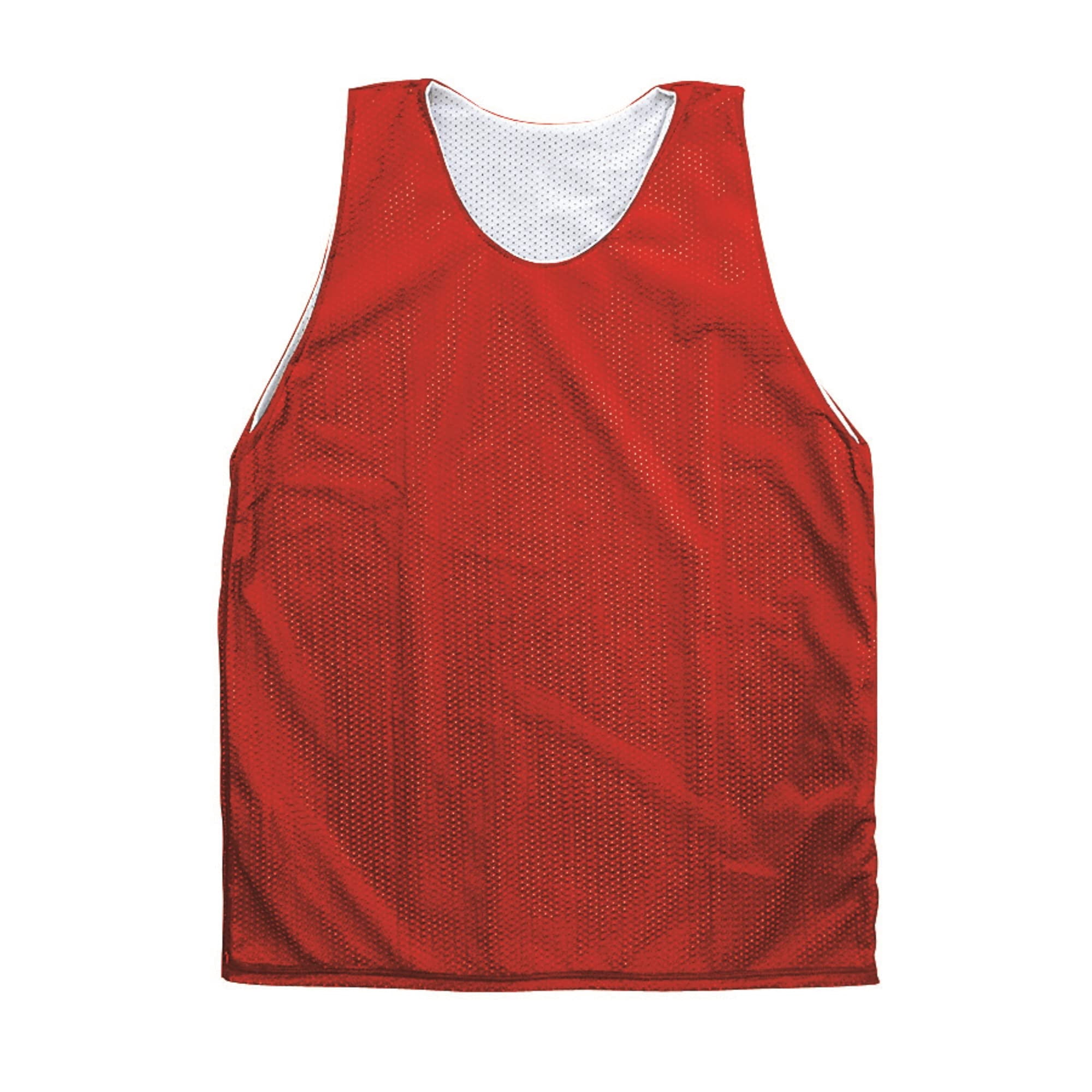 Camiseta Sin Mangas Martin Sports Reversible Para Adulto En Rojo/blanco Talla S