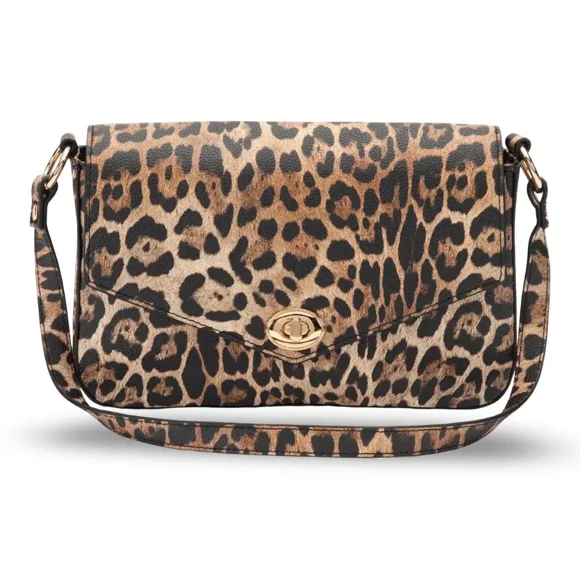Cartera Retro con Tapa Aligator Leopardo CAR3575 Gacel