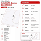 thumbnail image 4 of Calienta Cama Eléctrico  2 Plazas 150x160 Cm 2 Niveles, 4 of 4