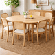 thumbnail image 2 of Mesa Vema Redonda Wood 120cm - Natural, 2 of 2