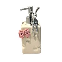 Bothyi - Dispensador De Jabón De Cerámica, Recargable A Prueba De Fugas, Para Inodoro, Encimera De Restaurante