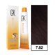 thumbnail image 1 of - Tintura Cream Color Permanente Vegana 100ml + Oxidante - 7.82 Rubio Irisado Moka, 1 of 2