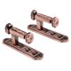 thumbnail image 5 of 1 par de cortinas retiene cortinas de metal Tieback Wall Hook Red Copper, 5 of 5