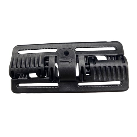 Ioensy - Chaleco Deslizante De Hebilla De Liberación Rápida Para Correa De Mochila De Caza Accesorios De Cinturón Negro Largo