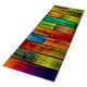 thumbnail image 3 of Alfombra De área Tapetes De Puerta Poliéster Duradero Antideslizante Estilo De Tablones De Madera Para Dormitorio Color Del Arco Iris, 3 of 5