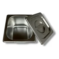 Max - Bandejas Asaderas Con Tapa Salseras 18Cm X 16,5Cm