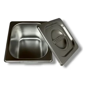 Max - Bandejas Asaderas Con Tapa Salseras 18Cm X 16,5Cm