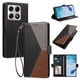 thumbnail image 2 of Cartera Plegable para Motorola Edge 70 Pro, PU Tricolor con Ranuras, Negro, 2 of 6