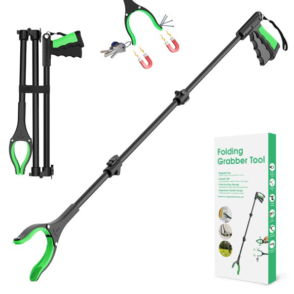 Grabber Reacher VerdinEx 52 extra largo con imán y antideslizante