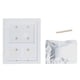 thumbnail image 5 of Kit de huellas de bebé, Kit de manos y huellas de bebé, decoración de guardería, Kit de huellas de manos de bebé fácil de usar, marco de recuerdo para Blanco, 5 of 5