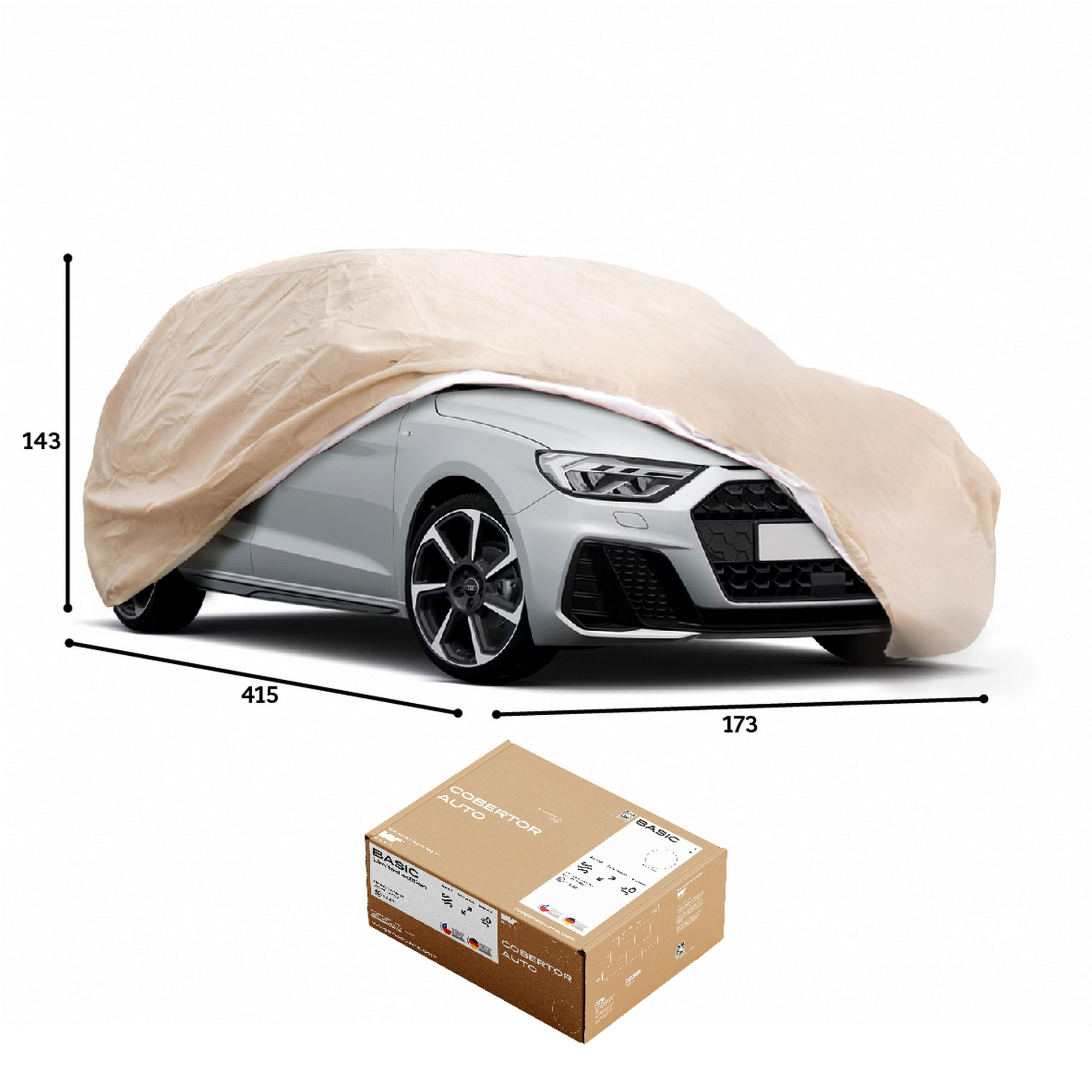 Cwagen - Funda Cubre Auto Hatchback M Wagen Covers Basic