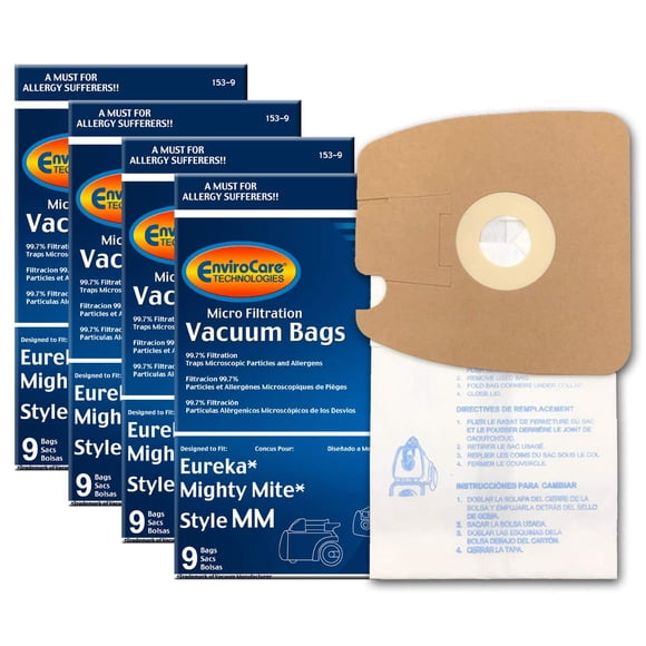 Bolsas de polvo para aspiradora Envirocare Eureka Style MM 60297A