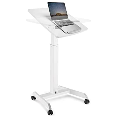 Ergostore - Escritorio Portátil Elevable Blanco