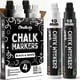thumbnail image 1 of Marcadores de ventana Chalkola Jumbo Liquid Chalk, 10 mm, paquete de 4, 1 of 9