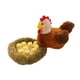 thumbnail image 4 of Escultura de pollo de grande, juguete de peluche, figurita de Animal, artesanías adorables, gallinero artístico para Pascua, patio, porche, pa estilo A, 4 of 5