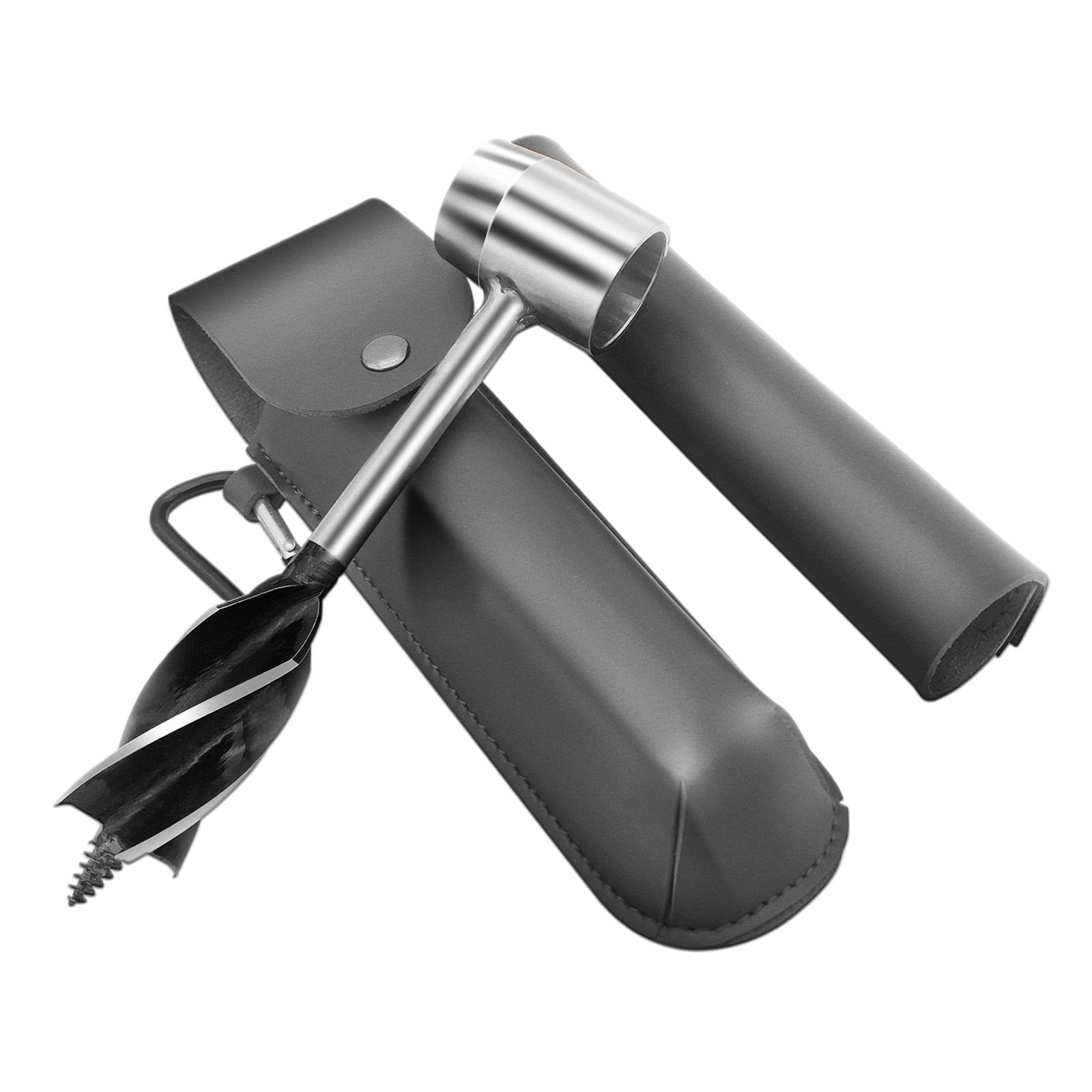 Ioensy - Llave De Barrena Manual Herramienta Manual Multiherramienta Bushcraft Puncher Para Supervivencia Camping Gris
