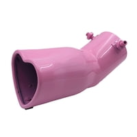 Ioensy - Tubo De Escape Modificado Para Coche, Silenciador Trasero Universal Para Vehículos, Sedán, Color Rosa