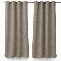 Zahr - Set 2 Cortinas Merida Café