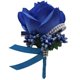 thumbnail image 2 of Estimulación Flor de rosa Broche Pin Ramillete de novia Pin Saphire, 2 of 5