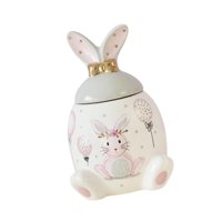 Magideal - Jar De Galletas De Cerámica Recipiente De Almacenamiento De Alimentos Frasco Decorativo De Té Decorativo Frasco De Galletas Para Granos De Café Cereal L