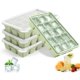 thumbnail image 1 of Bandejas para cubitos de hielo PET Hous, juego de 4 con tapas, 1 of 6