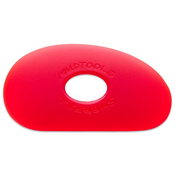 Costilla de polímero MudTools Shape 0 roja, muy suave