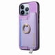 thumbnail image 5 of Funda Magnética Para Iphone 15 Pro Con Billetera Y Anillo Protector Resistente Morado, 5 of 6