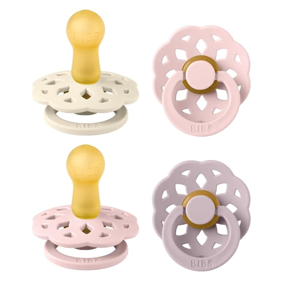 Baberos para chupetes Boheme Soother, de caucho natural sin BPA, de 6 a 18 m