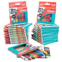 Scs Direct - Crayones De Cera Diy Empaquetados Individualmente En Cajas Envueltas 288 Piezas