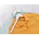 thumbnail image 4 of Perchas de madera Amber Home blancas con gancho dorado, paquete de 24, 4 of 7