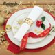 thumbnail image 3 of Juego de 12 anillos para servilletas dorados de diseño sencillo, para bodas, Acción de Gracias, Navidad, fiestas y cenas., 3 of 7
