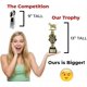 thumbnail image 5 of Trofeo Awards4U 33 cm Cabra Dorada para Fútbol Fantasy, 5 of 8