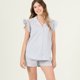 thumbnail image 1 of Pijama de Mujer Lucia Blanco Estampado, 1 of 5
