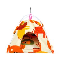 Ioensy - Nido De Lona Para Pájaros, Casa Para Loros, Cabaña Para Periquitos, Juguete Para Guacamayos, Cama, Tienda Colgante, Hamaca, León