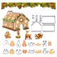 thumbnail image 1 of Molde Casa Galleta Navidad Cortadores De Galletas Navidad 3d, 1 of 10