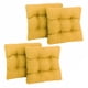 thumbnail image 1 of Cojines para silla Blazing Needles Squared, juego de 4 unidades, color limón, 19 cm, 1 of 2