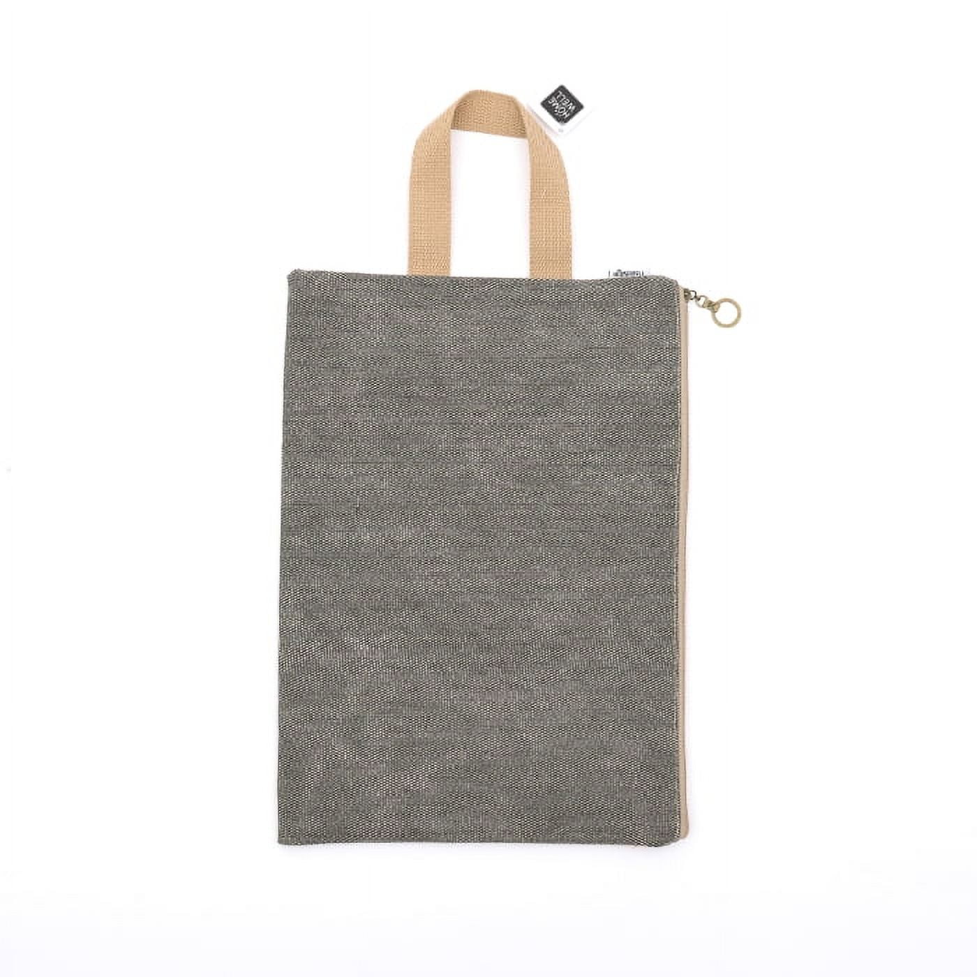 Homewell - Estuche De Genero Gris 24*33cm