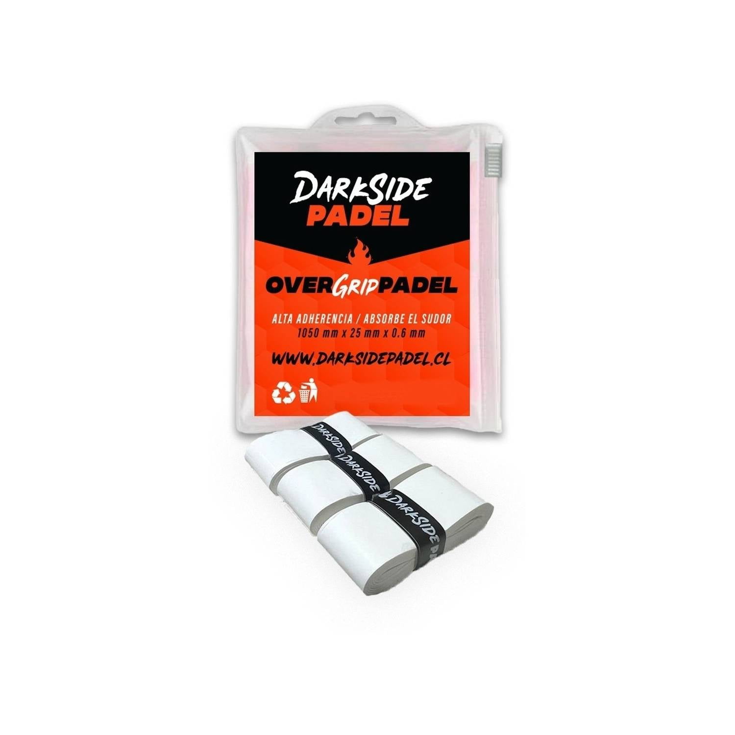 Darkside - Pack 3 Overgrip Pala Padel Tenis Set Agarre Absorción